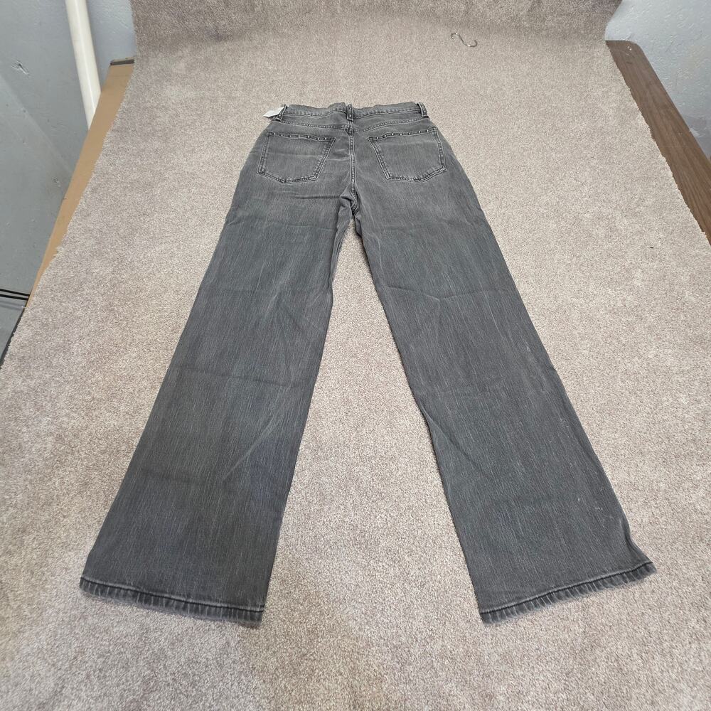 Arizona Jean Co Highest-Rise Skater Jean Size 11 Gray Wide Leg Studded